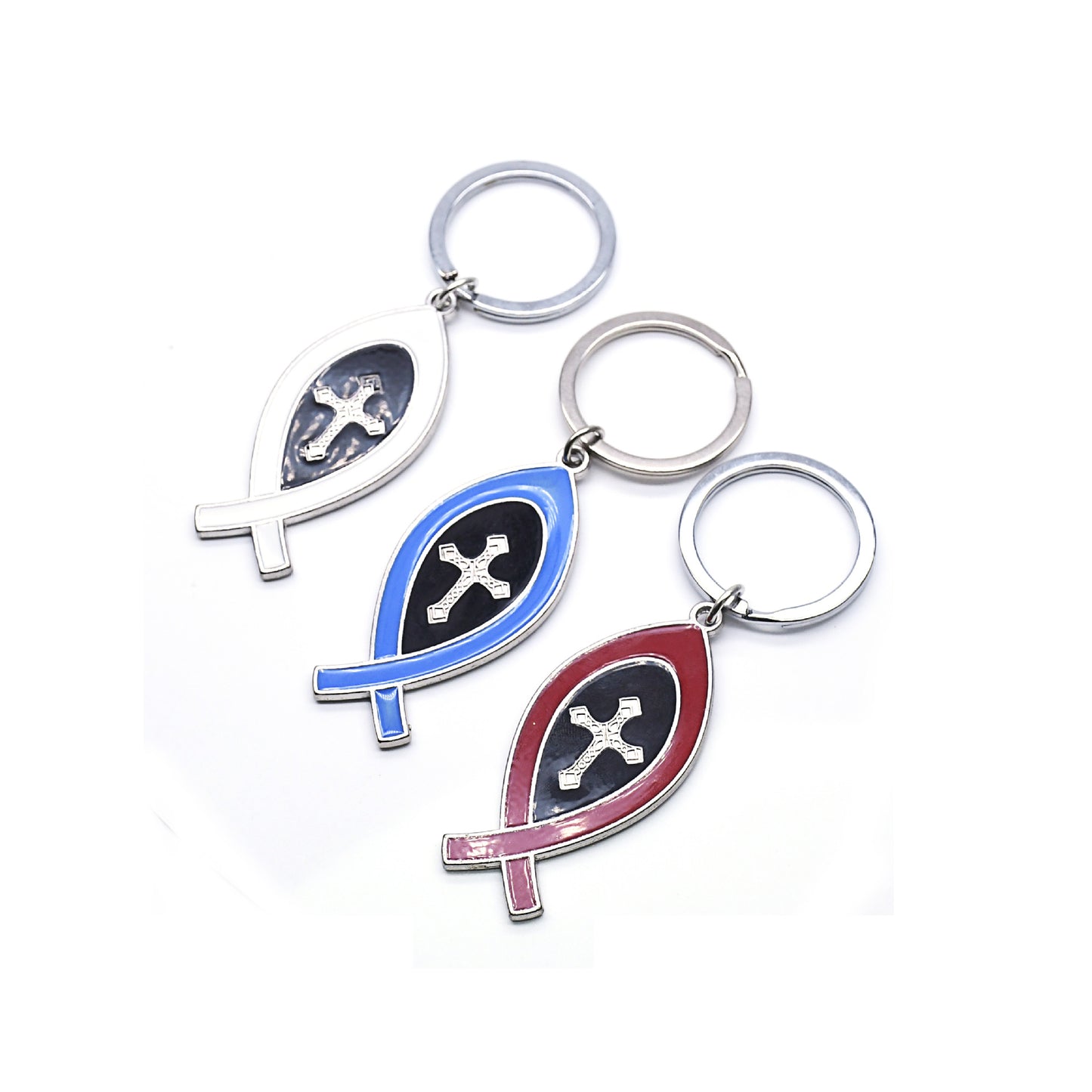 Gold Fish Key Chain Bag Charm In Metal For National Day Celebration