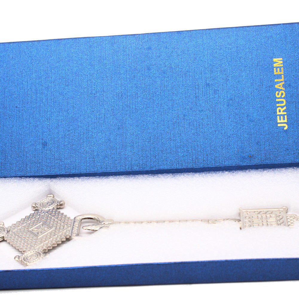 National Day Gold Cross Metal Craft Ornament Made Of Durable Alloy