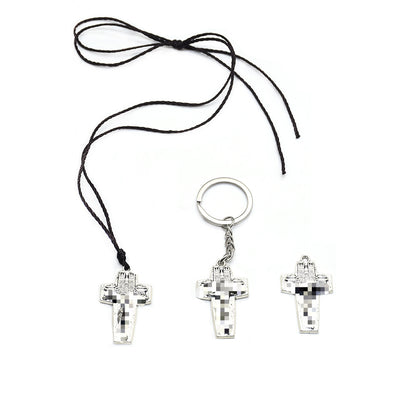 Christmas Metal Key Chain, Festive Holiday Accessory For Keys And Bags
