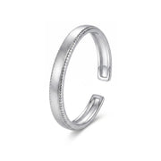 K2657_Platinum-plated_Brushed Finish_Hong Kong Size 18#Pure Silver 999 Men's