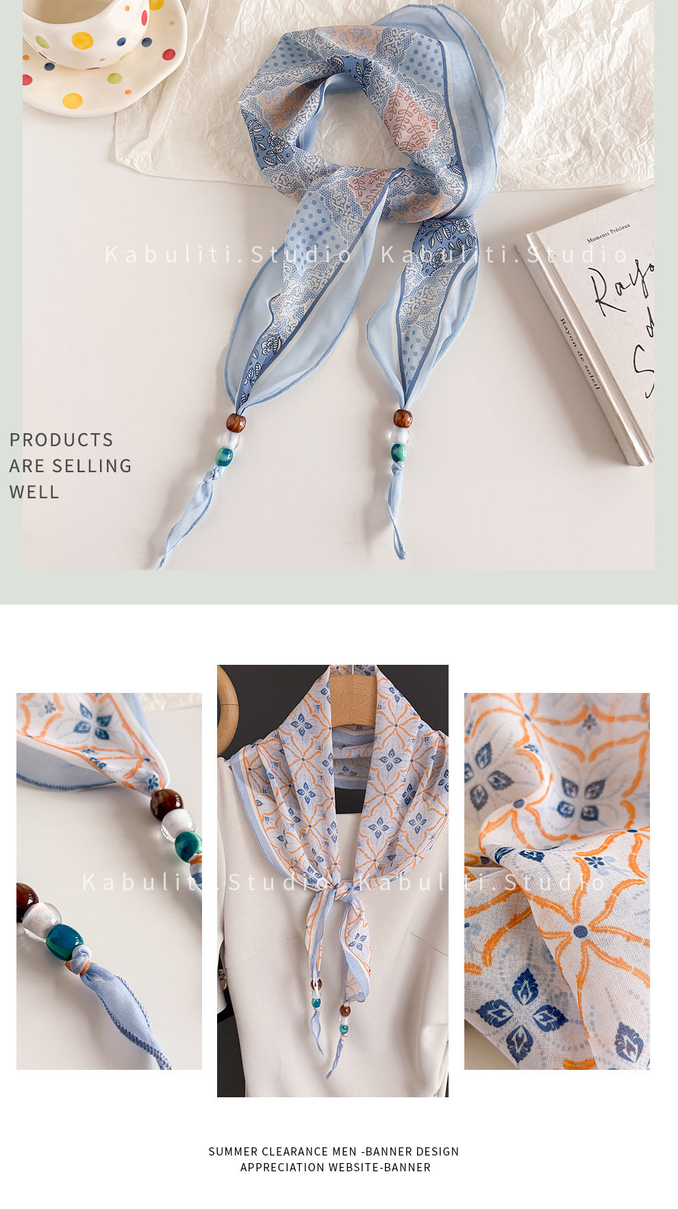 Lingge Original Design Silk Scarf In Natural Pink, Perfect For Spring