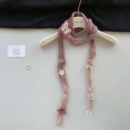 Ombre Twilly Scarf For Women In Polyester, Perfect For Autumn And Winter Accessories