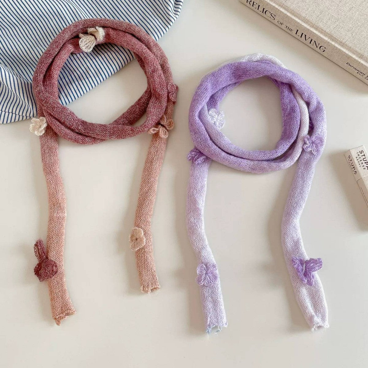 Ombre Twilly Scarf For Women In Polyester, Perfect For Autumn And Winter Accessories