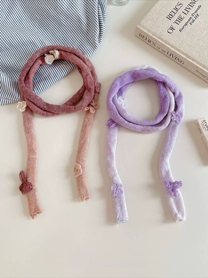 Ombre Twilly Scarf For Women In Polyester, Perfect For Autumn And Winter Accessories