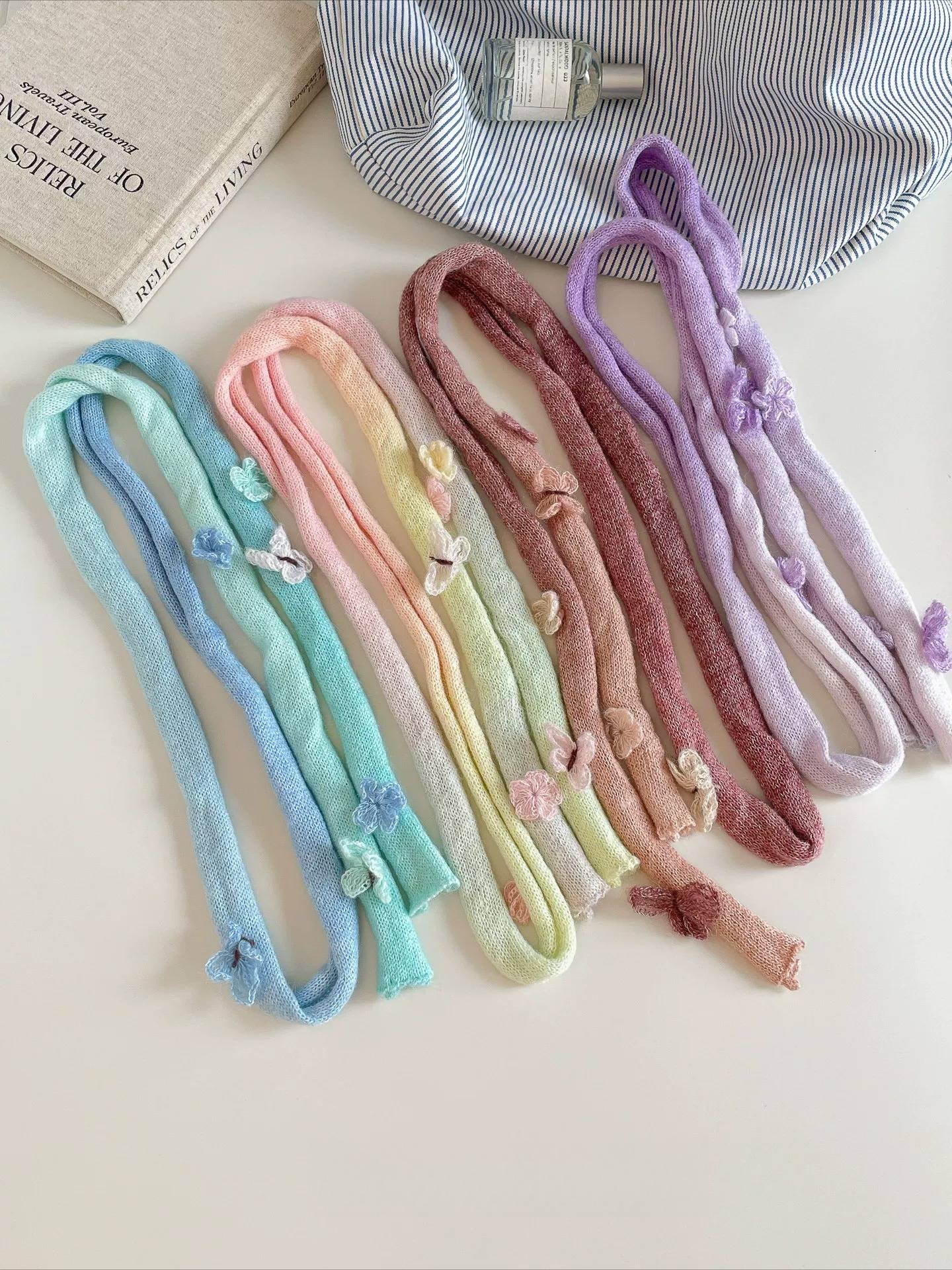 Ombre Twilly Scarf For Women In Polyester, Perfect For Autumn And Winter Accessories