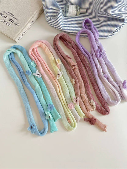 Ombre Twilly Scarf For Women In Polyester, Perfect For Autumn And Winter Accessories