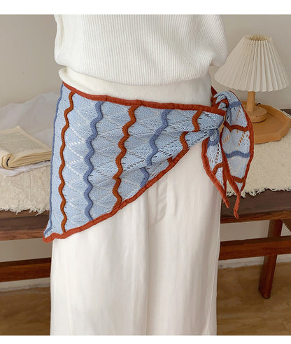 Triangle Scarf For Women In White, Made Of Polyester, Perfect For Spring Season