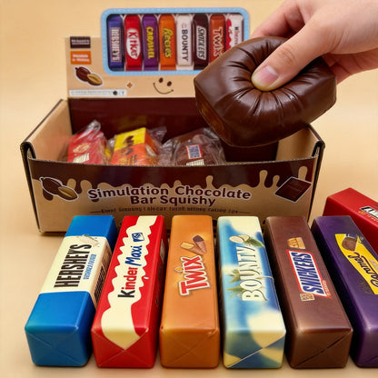 Handmade PU Chocolates Squishy Toy, Stress Relief Toy With Soft And Durable Material