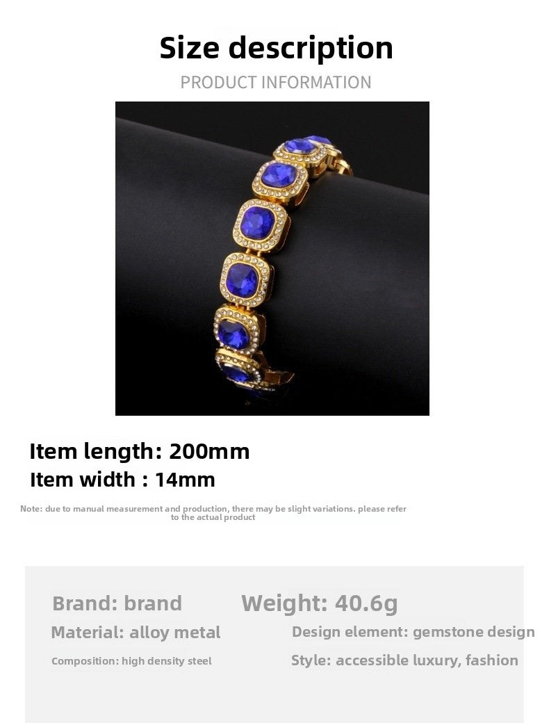 Men's Quartz Watch Jewelry Set With Round Dial, Tempered Glass Mirror, Silica Gel Strap, And Double Side Snap Buckle