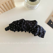 Black Polka Dot Banana Clip