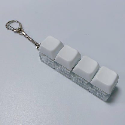 Key Pattern Fidget Toy Made Of Durable ABS Material In Natural Pink, Perfect Stress Relief Toy