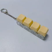 Macaron 4-Key [Cheese Yellow]