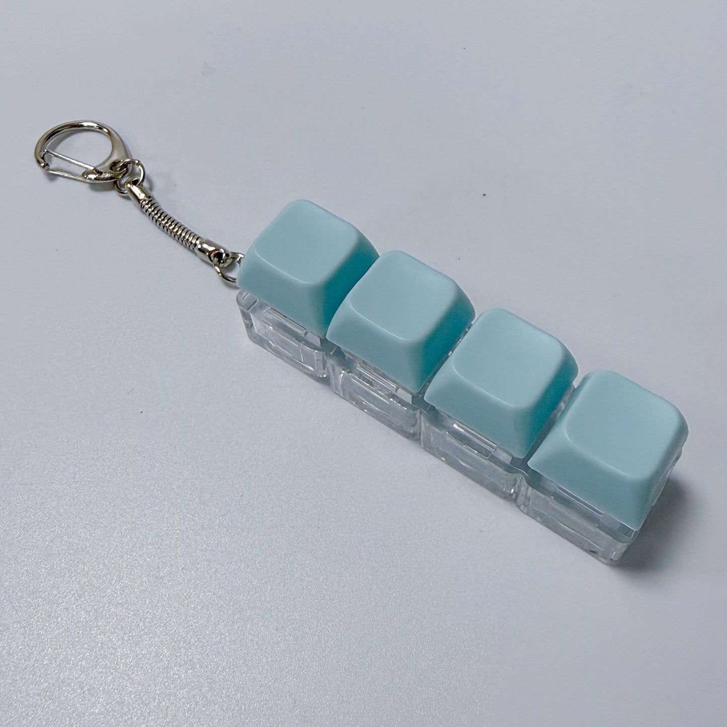 Key Pattern Fidget Toy Made Of Durable ABS Material In Natural Pink, Perfect Stress Relief Toy