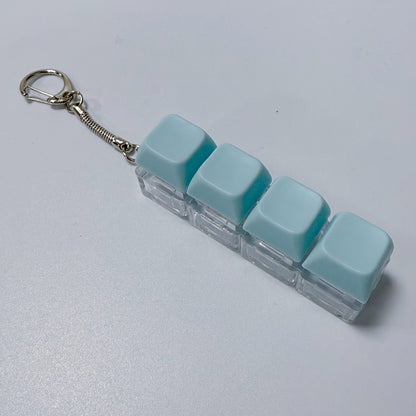 Key Pattern Fidget Toy Made Of Durable ABS Material In Natural Pink, Perfect Stress Relief Toy