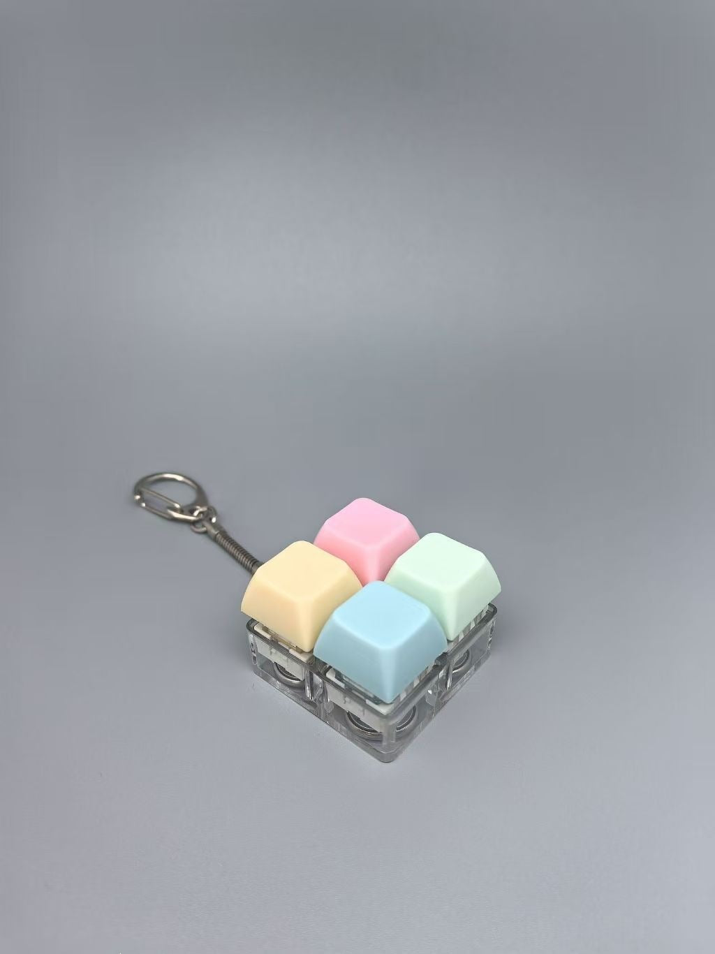 Key Pattern Fidget Toy Made Of Durable ABS Material In Natural Pink, Perfect Stress Relief Toy