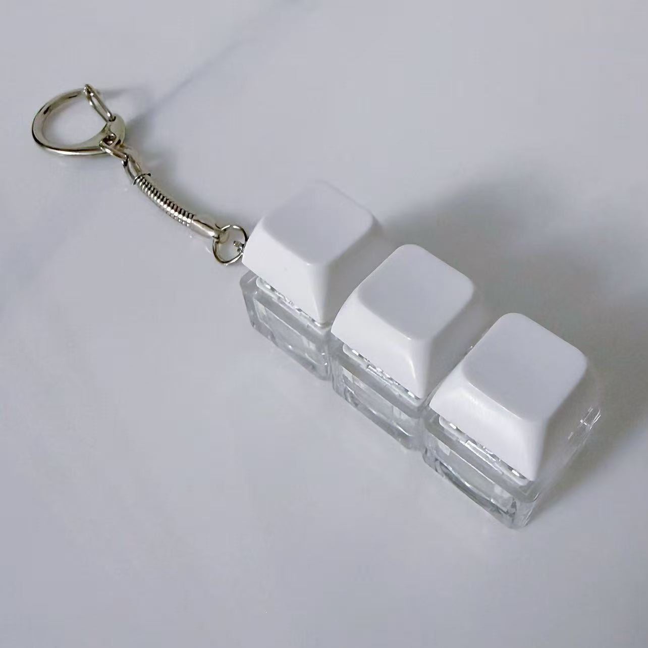 Key Pattern Fidget Toy Made Of Durable ABS Material In Natural Pink, Perfect Stress Relief Toy