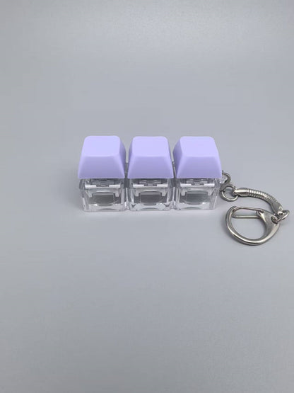 Key Pattern Fidget Toy Made Of Durable ABS Material In Natural Pink, Perfect Stress Relief Toy