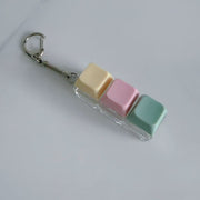Macaron 3-Button [Yellow, Pink, Green]
