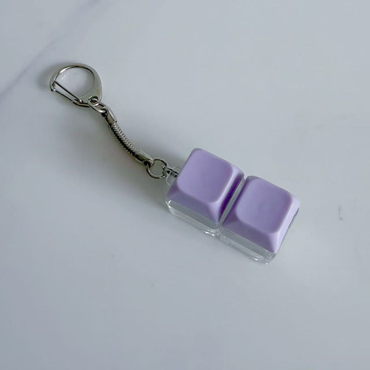 Key Pattern Fidget Toy Made Of Durable ABS Material In Natural Pink, Perfect Stress Relief Toy