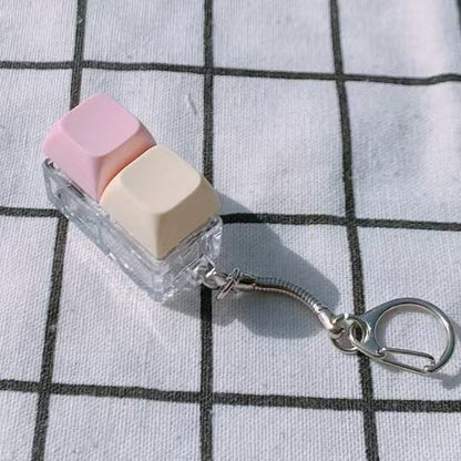 Key Pattern Fidget Toy Made Of Durable ABS Material In Natural Pink, Perfect Stress Relief Toy