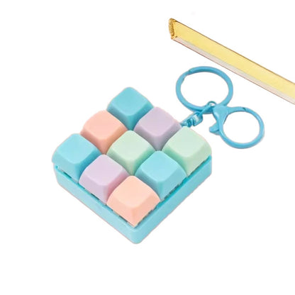 Key Pattern Fidget Toy Made Of Durable ABS Material In Natural Pink, Perfect Stress Relief Toy