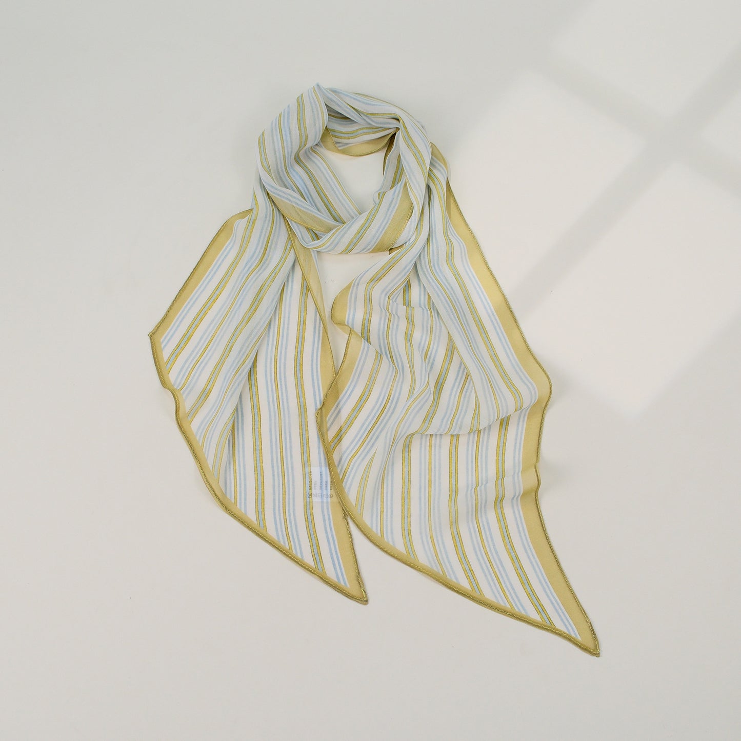 French Style Plaid Silk Scarf For Women In Multicolor Polyester, Perfect For Spring