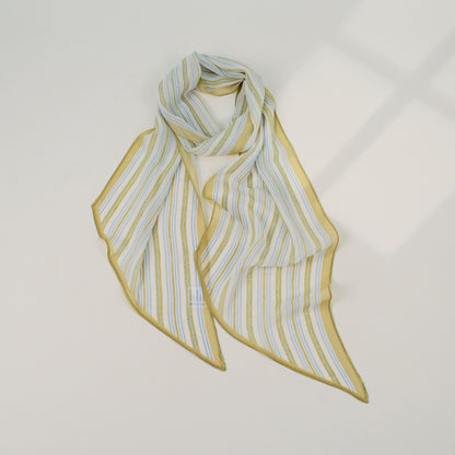 French Style Plaid Silk Scarf For Women In Multicolor Polyester, Perfect For Spring