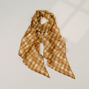 Golden Brown Plaid