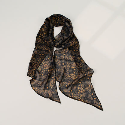 French Style Plaid Silk Scarf For Women In Multicolor Polyester, Perfect For Spring
