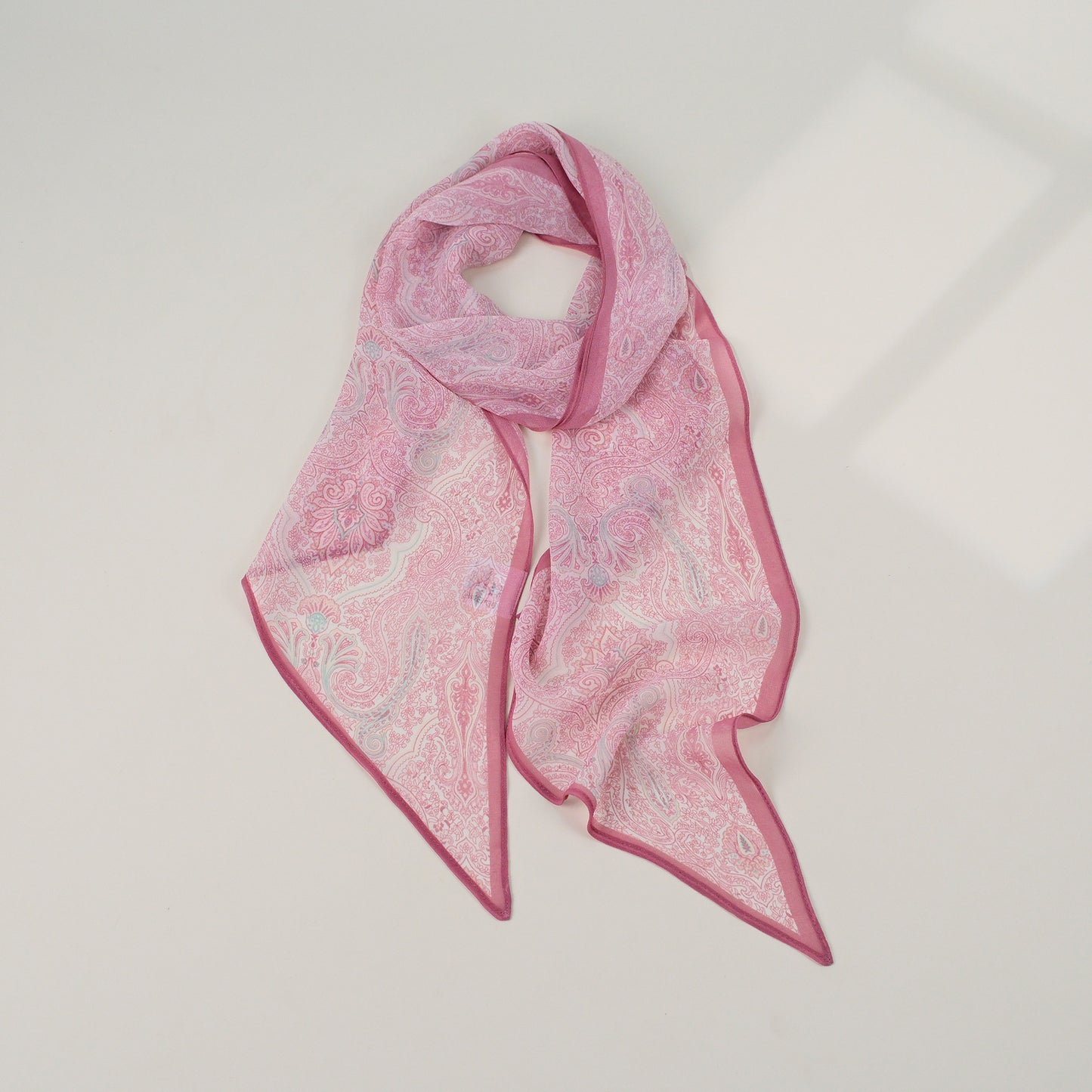 French Style Plaid Silk Scarf For Women In Multicolor Polyester, Perfect For Spring