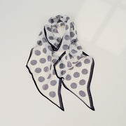 Large Polka Dots on a White Background