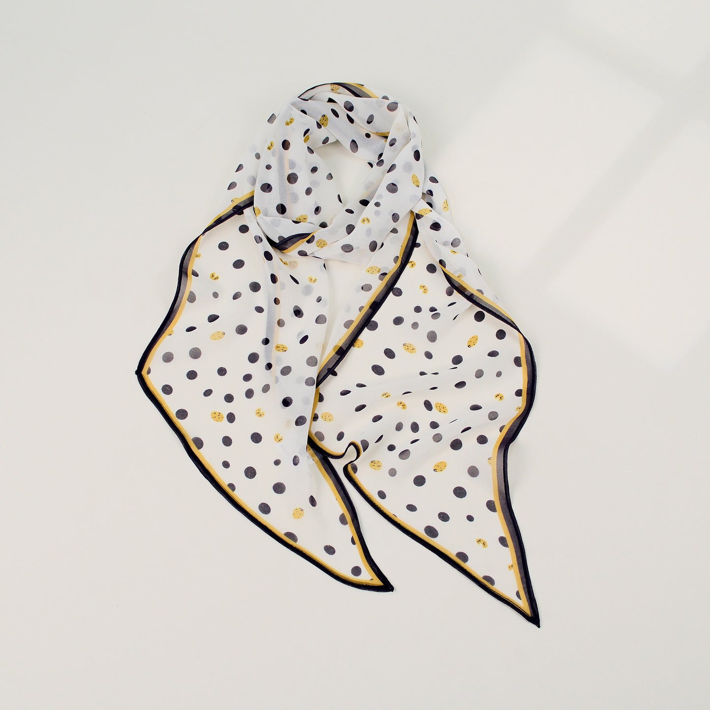 French Style Plaid Silk Scarf For Women In Multicolor Polyester, Perfect For Spring