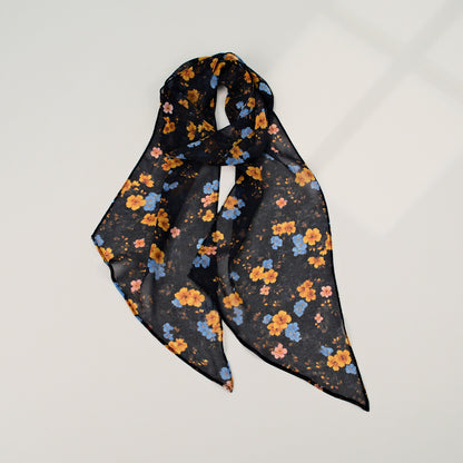 French Style Plaid Silk Scarf For Women In Multicolor Polyester, Perfect For Spring