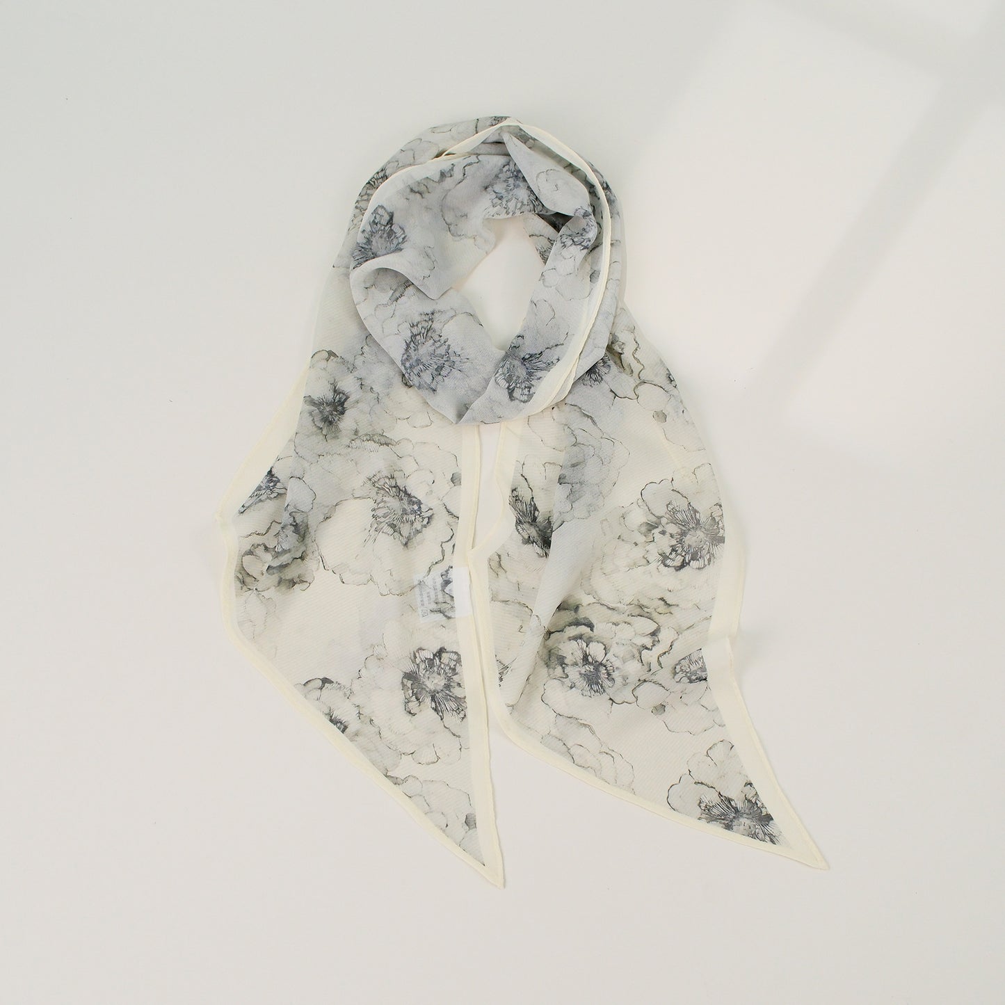 French Style Plaid Silk Scarf For Women In Multicolor Polyester, Perfect For Spring
