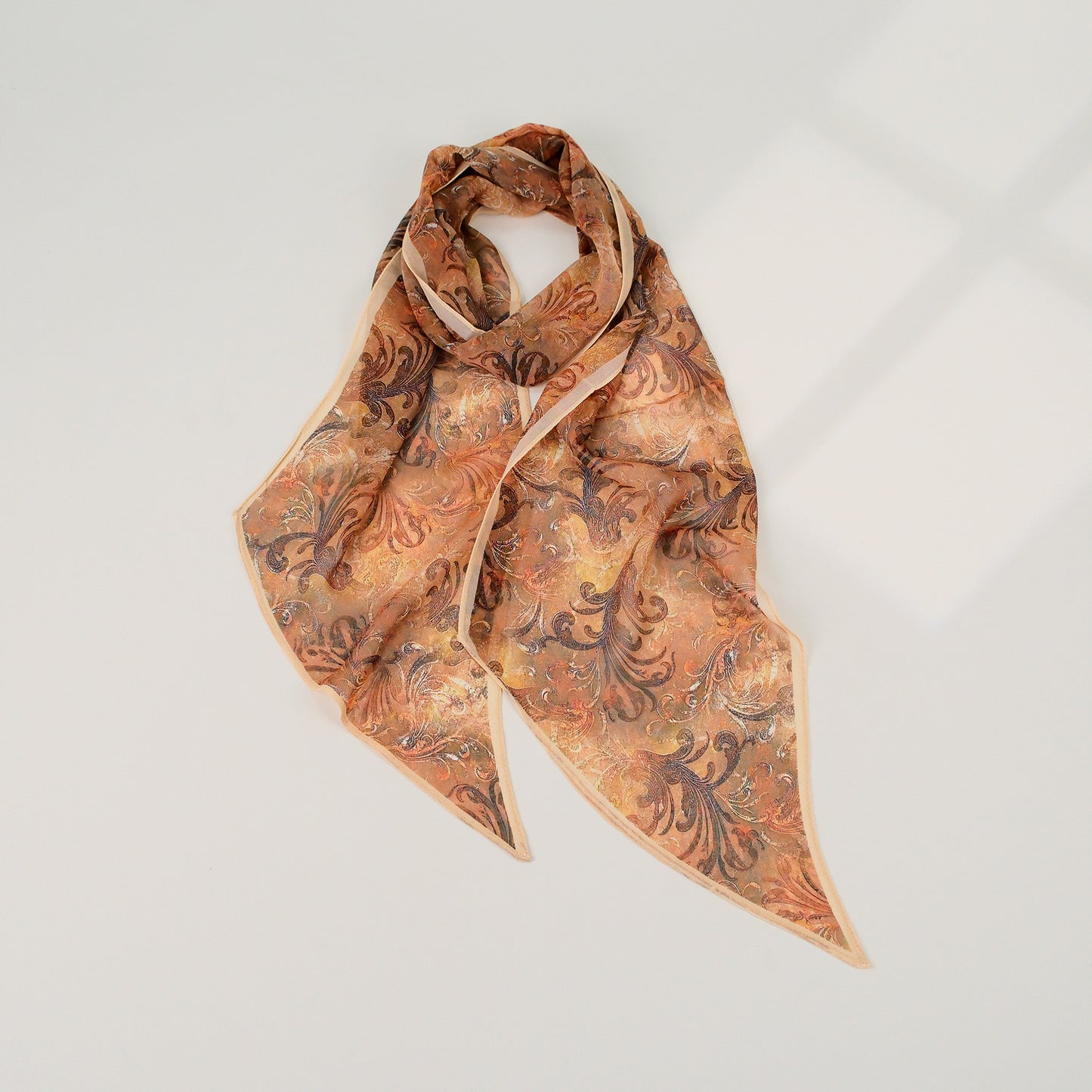 French Style Plaid Silk Scarf For Women In Multicolor Polyester, Perfect For Spring
