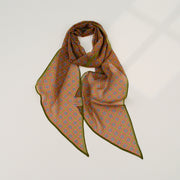 Moss Green Diamond Pattern