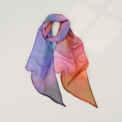 French Style Plaid Silk Scarf For Women In Multicolor Polyester, Perfect For Spring