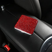 Cigarette Case (large Square Shape) with Single-sided Diamond - Red Diamond