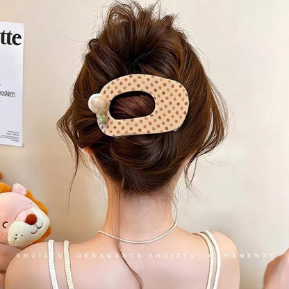 Sweet Bow Tie Hair Claws For Women Made Of Acetic Acid Sheets, Stylish Hair Accessories