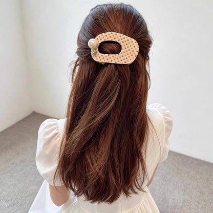 Sweet Bow Tie Hair Claws For Women Made Of Acetic Acid Sheets, Stylish Hair Accessories