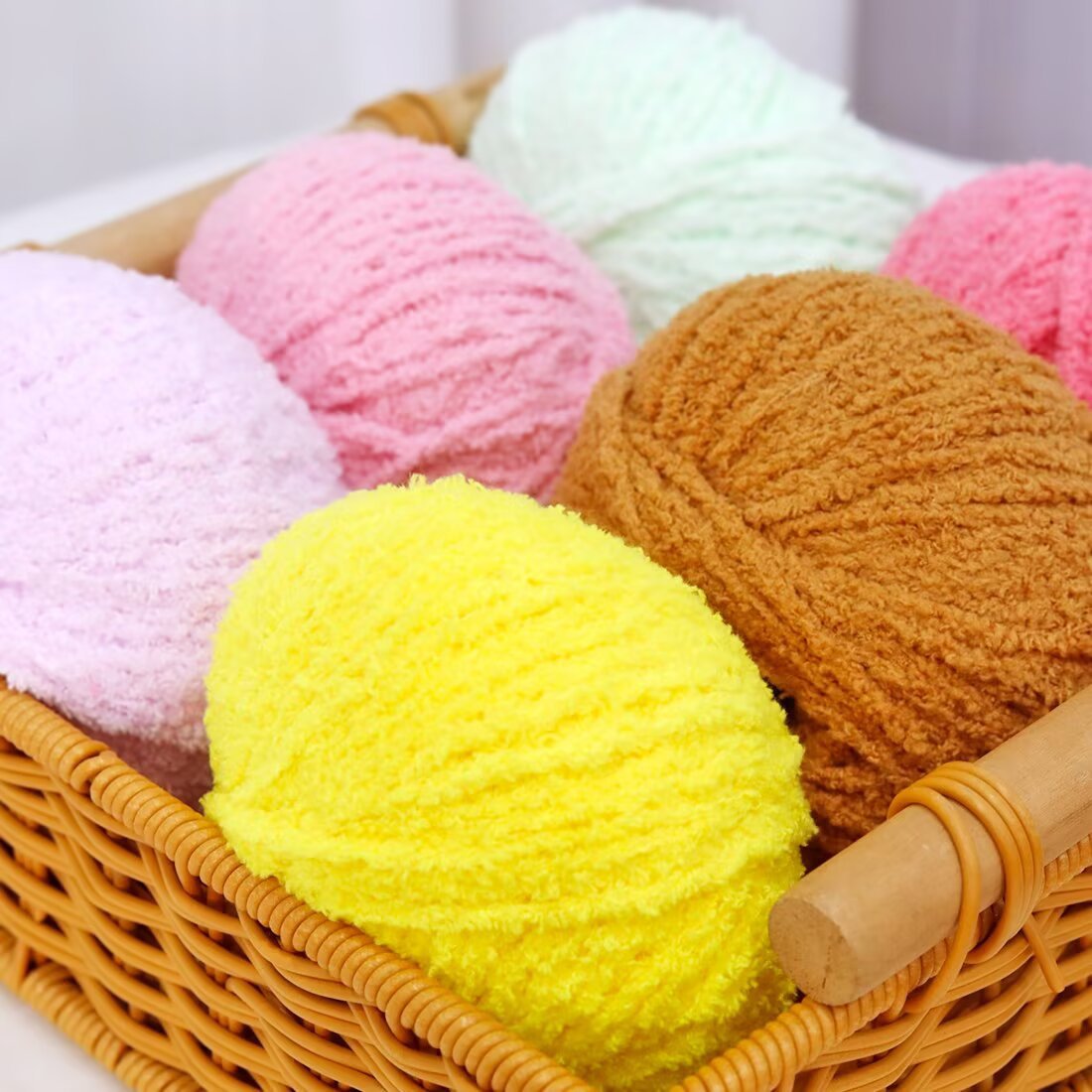 Coral Fleece Wool Yarn For Home Textiles And Decor
