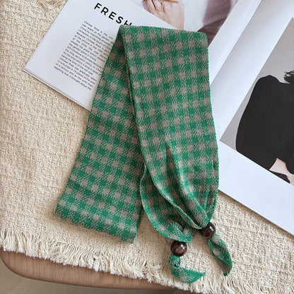 Women’s Knit Lattice Scarf For Autumn And Winter