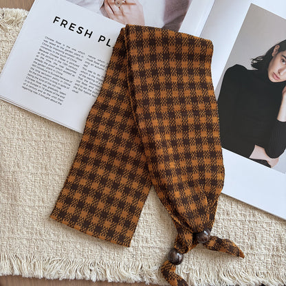 Women’s Knit Lattice Scarf For Autumn And Winter