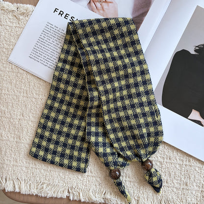 Women’s Knit Lattice Scarf For Autumn And Winter