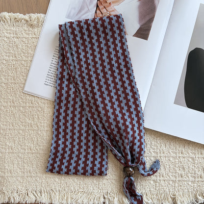 Women’s Knit Lattice Scarf For Autumn And Winter