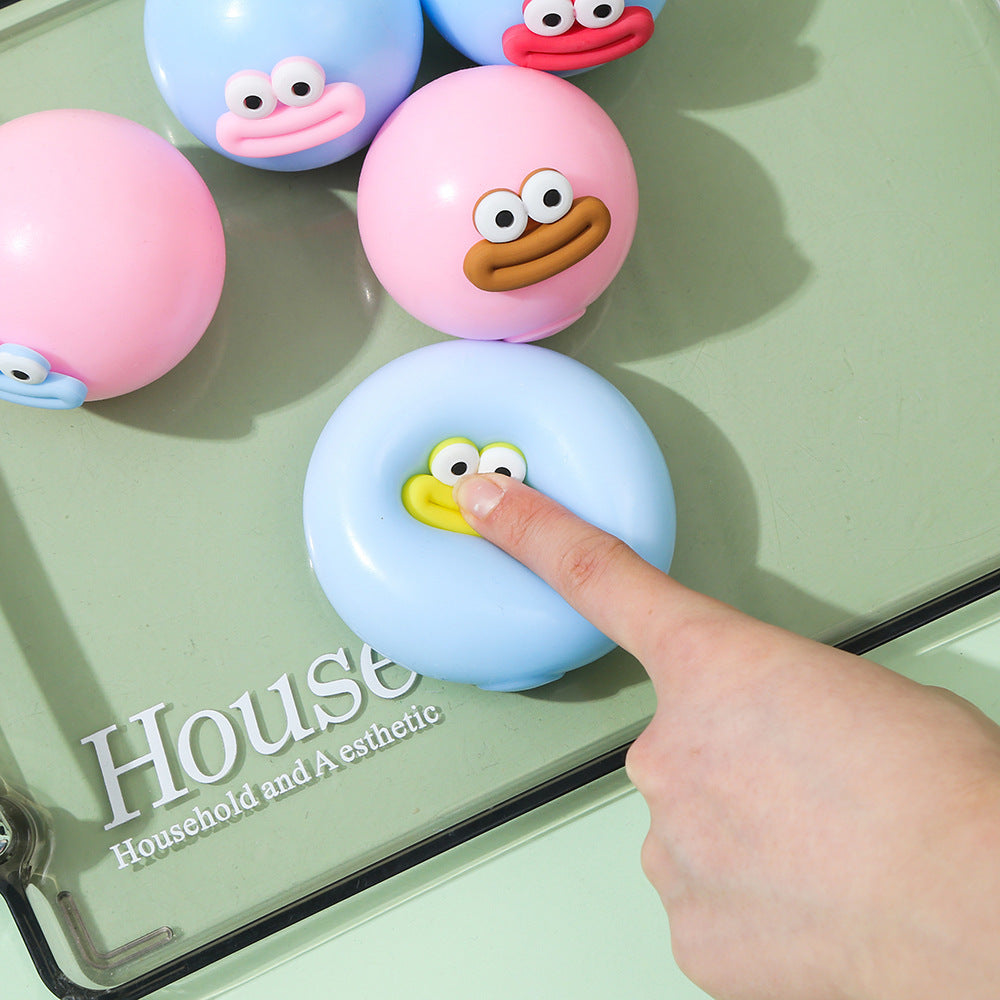 Funny Eye Squishy Toy Made Of Soft TPR Material, Perfect Stress Relief Toy