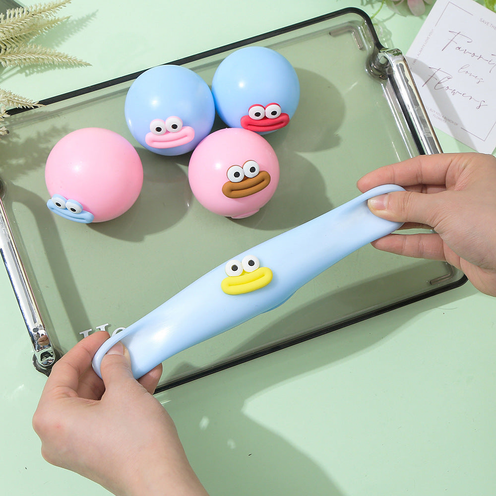 Funny Eye Squishy Toy Made Of Soft TPR Material, Perfect Stress Relief Toy