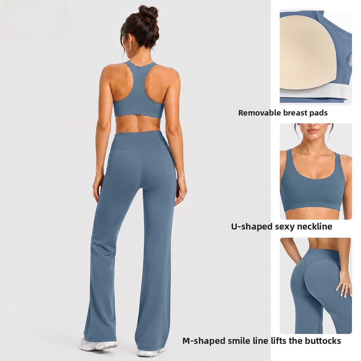 Sport Full Length Running Pants For Women, Sleeveless Design In Nylon Fabric, Perfect For Summer