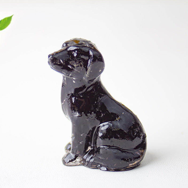 Modern Style Resin Animal Ornaments For Christmas, Perfect For Office Decoration