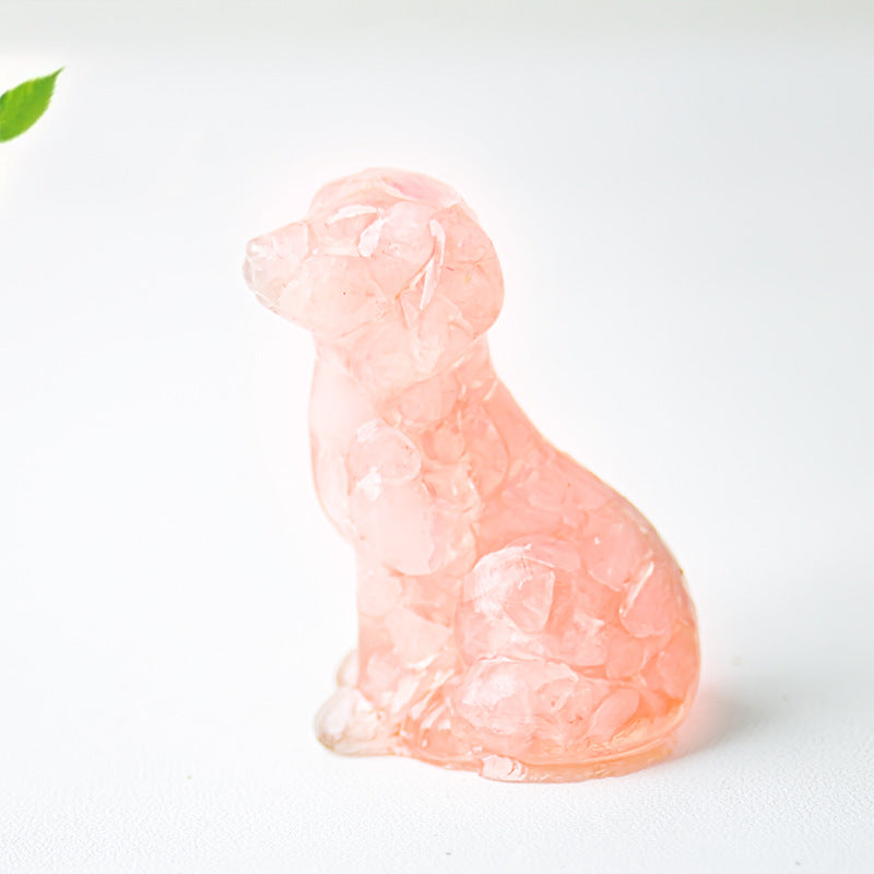 Modern Style Resin Animal Ornaments For Christmas, Perfect For Office Decoration